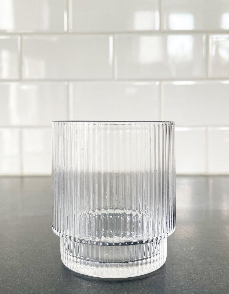 Glass House Lore Ribbed Lowball