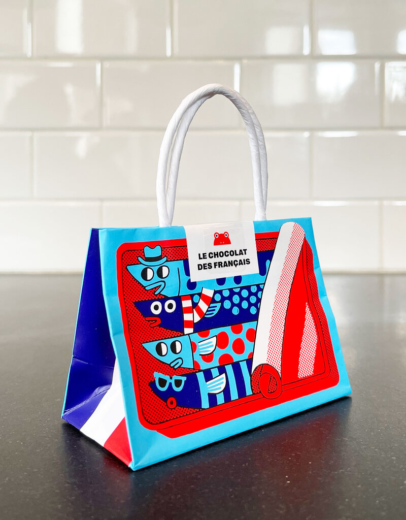 Le Chocolat des Francais Chocolate Sardines in Mini Bag