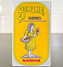 Portugalia Imports Berthe Spiced Sardines in Olive Oil with Pickles