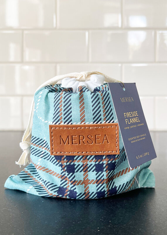 Mer|Sea Fireside Flannel Plaid Bag Candle
