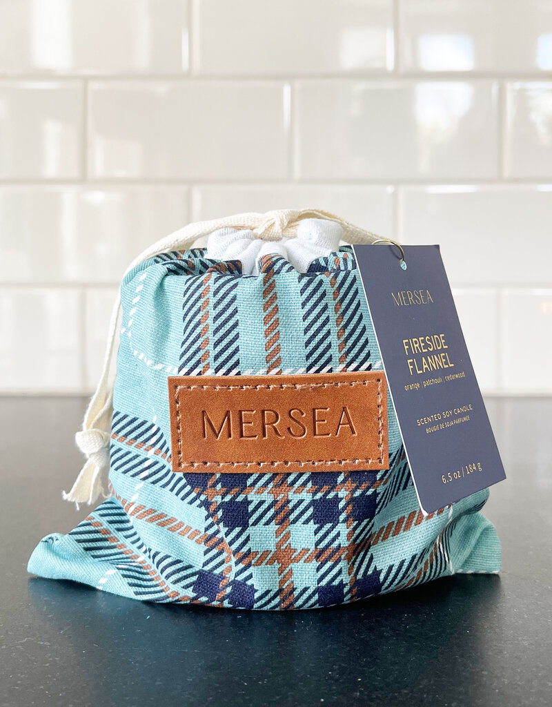 Mer|Sea Fireside Flannel Plaid Bag Candle