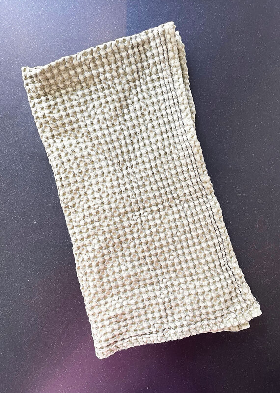 Mama & Tochter Mama & Tochter Organic Cotton Waffle Tea Towel - Olive