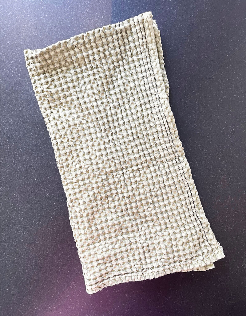 Mama & Tochter Mama & Tochter Organic Cotton Waffle Tea Towel - Olive