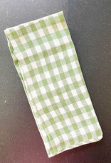Mama & Tochter Mama & Tochter French Linen Tea Towel - Celtic Green Gingham