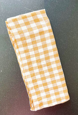 Mama & Tochter Mama & Tochter French Linen Tea Towel - Toffee Gingham
