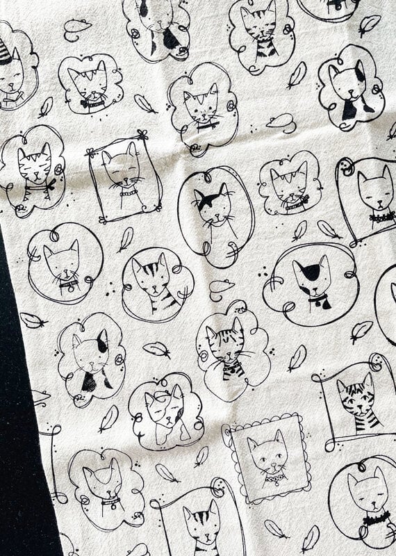 The High Fiber The High Fiber Cats Tea Towel