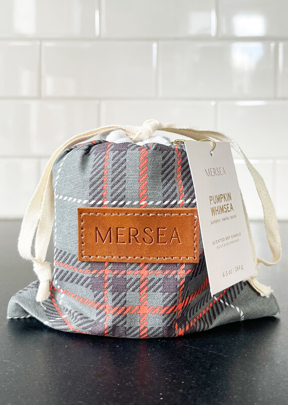 Mer|Sea Pumpkin Whimsea Plaid Bag Candle