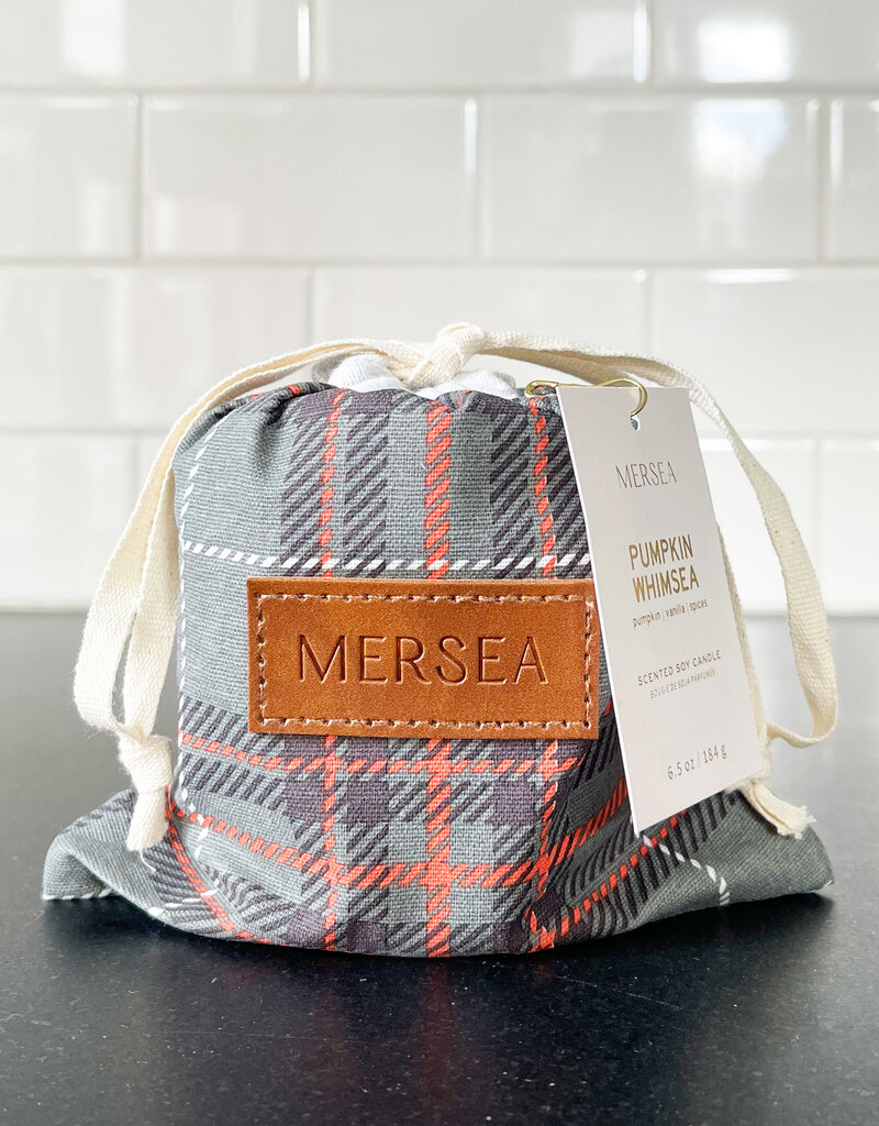 Mer|Sea Pumpkin Whimsea Plaid Bag Candle