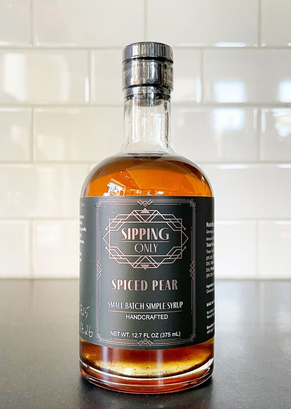 Sipping Only Sipping Only Spiced Pear Simple Syrup
