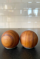 Teak Salt & Pepper Shaker Set