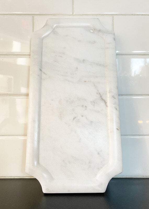 White Marble Framed Board