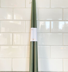 The Floral Society The Floral Society Taper Candle - Moss