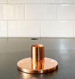 The Floral Society Copper Taper Holder - Short