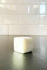 White Marble Cube Placecard Holder