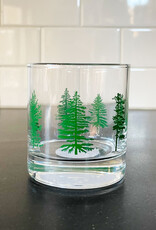 Counter Couture Green Trees Rocks Glass