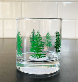 Counter Couture Green Trees Rocks Glass