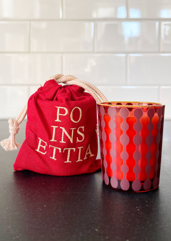 Rewined Rewined Poinsettia Holiday Candle