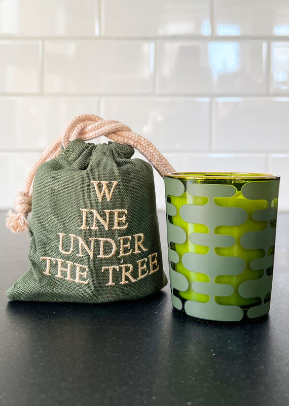 Rewined Rewined Wine Under the Tree Holiday Candle