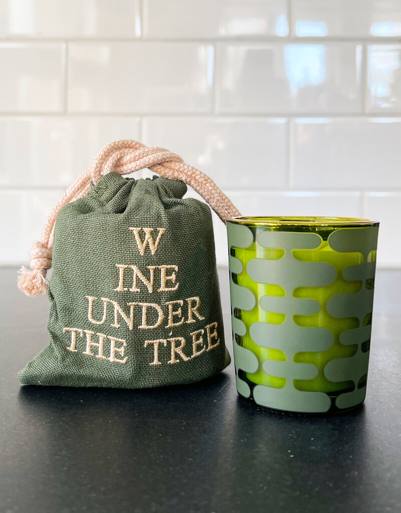 Rewined Rewined Wine Under the Tree Holiday Candle
