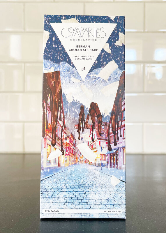 Compartés German Chocolate Cake Bar