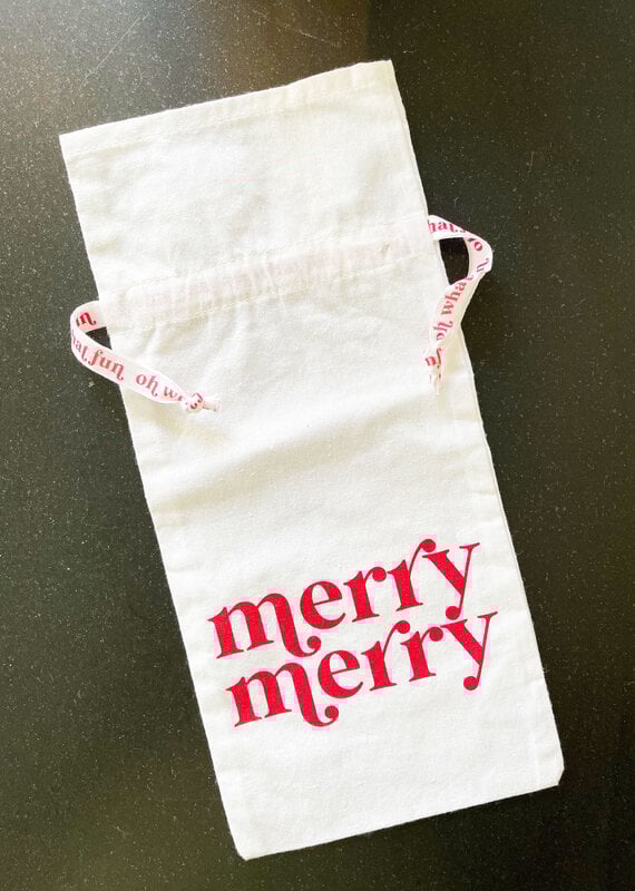 Merry Merry Wine Bag