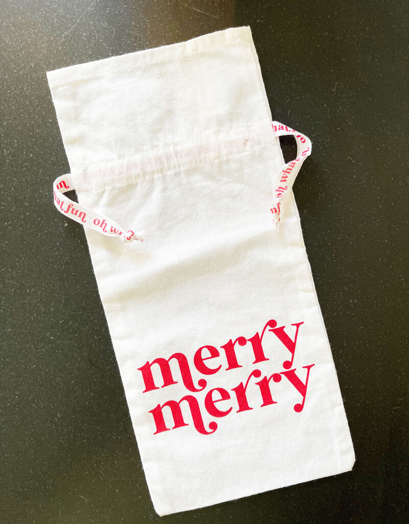Merry Merry Wine Bag