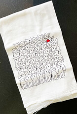Counter Couture Santa Dogs Kitchen Towel