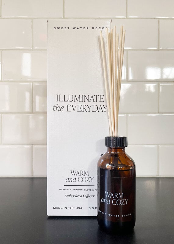 Sweet Water Decor Sweet Water Decor Warm and Cozy Reed Diffuser