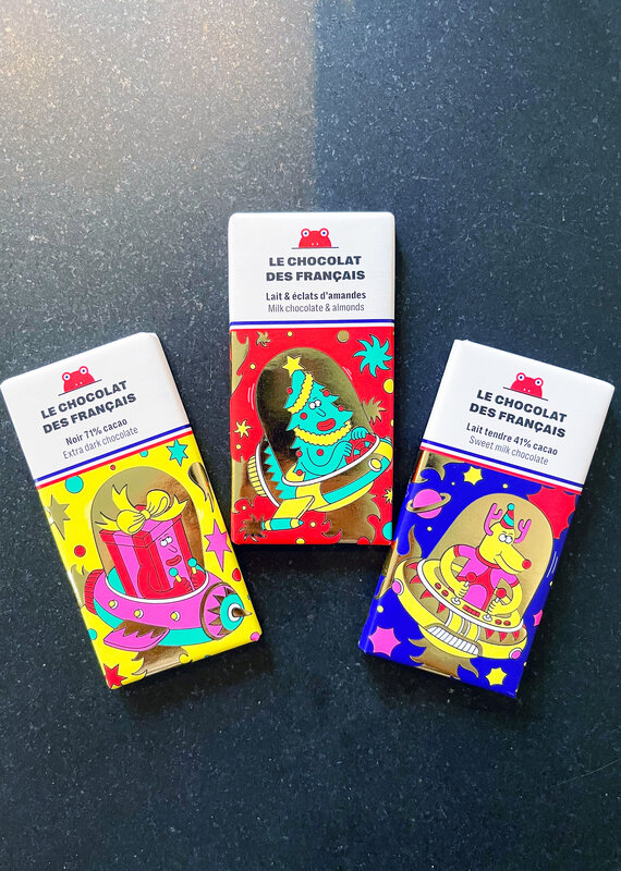 Le Chocolat Des Francais Mini Christmas Chocolate Bars