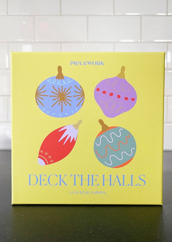 Piecework Puzzles Piecework Puzzles Deck The Halls Cocktail Napkins