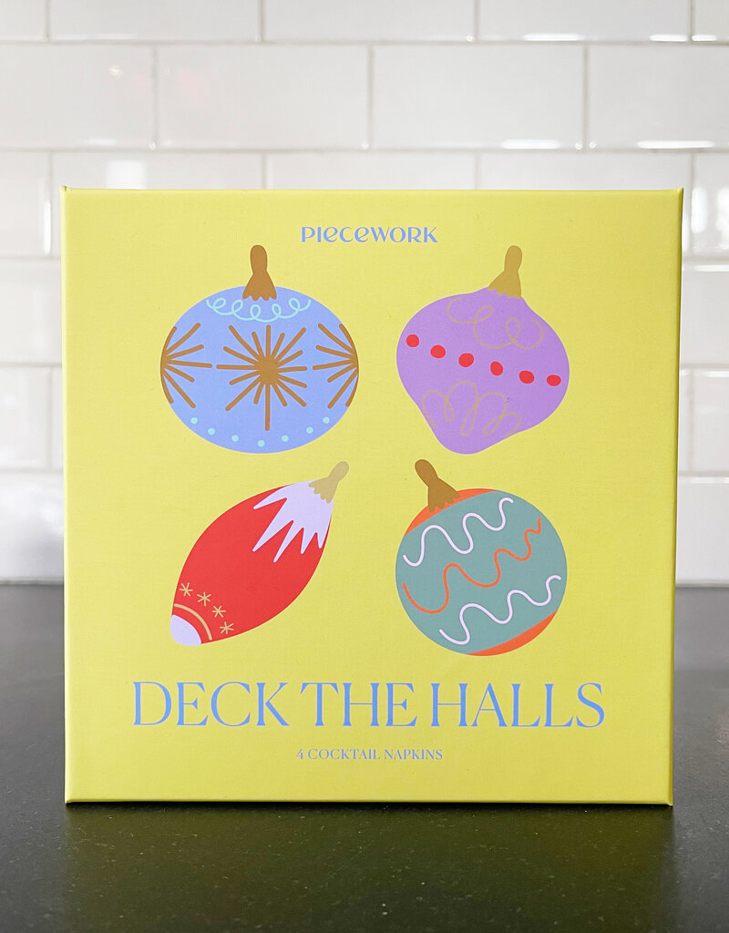 Piecework Puzzles Piecework Puzzles Deck The Halls Cocktail Napkins