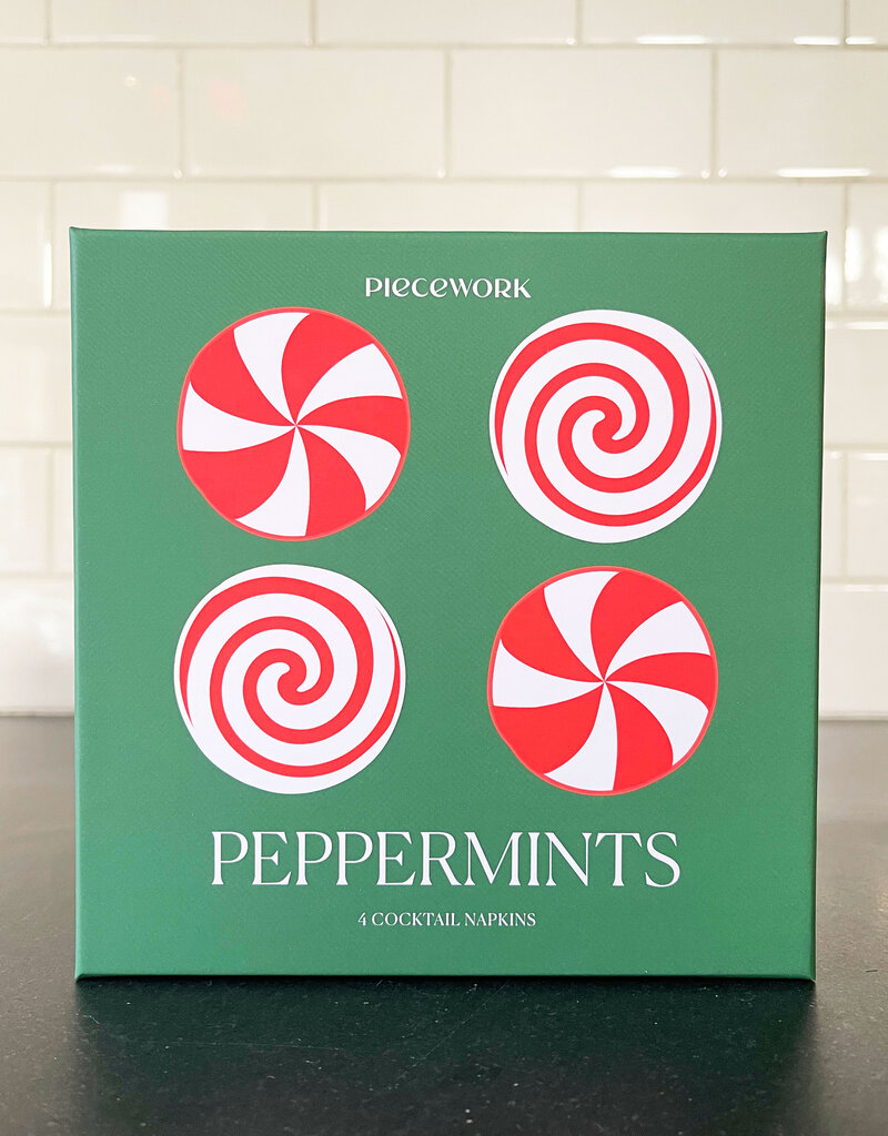 Piecework Puzzles Piecework Puzzles Peppermints Cocktail Napkins