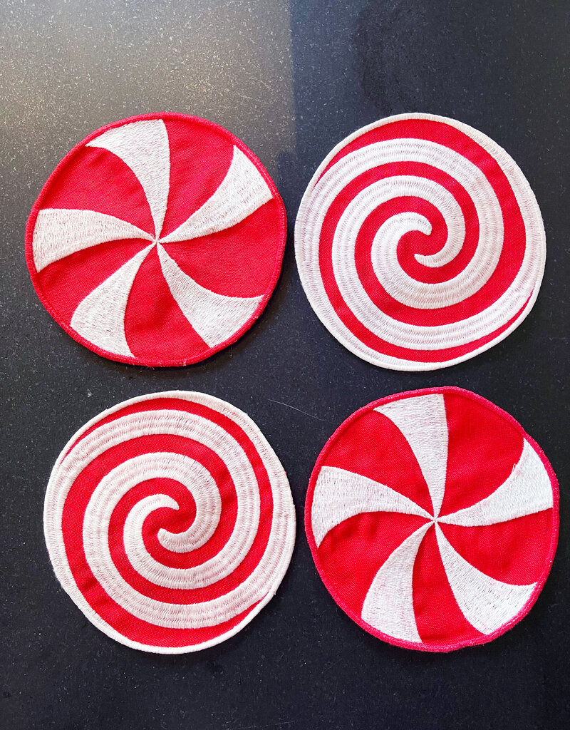 Piecework Puzzles Piecework Puzzles Peppermints Cocktail Napkins