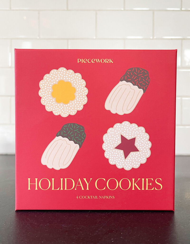 Piecework Puzzles Piecework Puzzles Holiday Cookies Cocktail Napkins