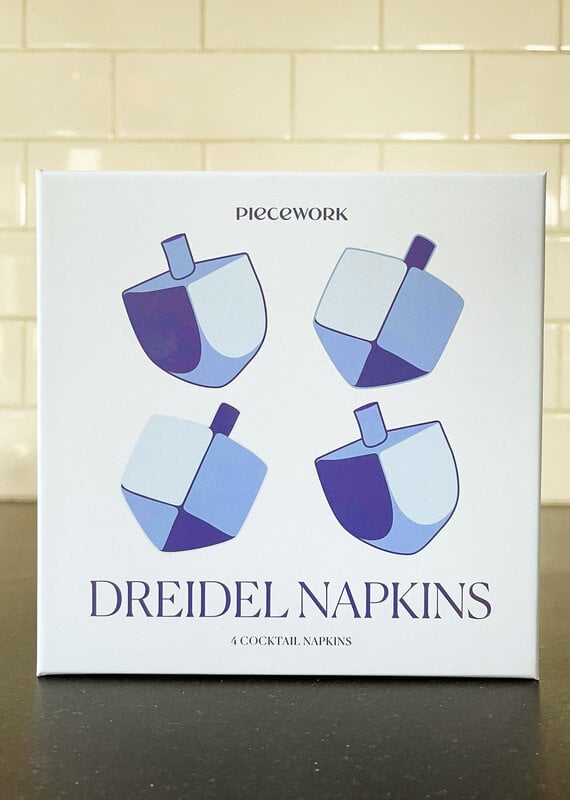 Piecework Puzzles Piecework Puzzles Dreidel Cocktail Napkins