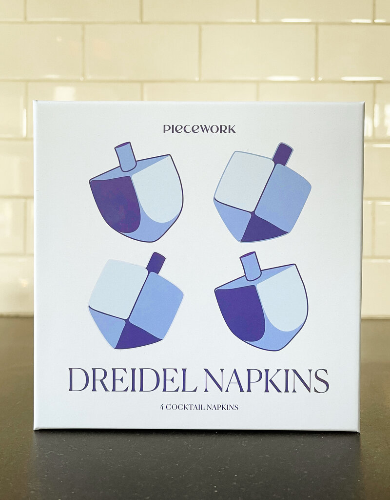 Piecework Puzzles Piecework Puzzles Dreidel Cocktail Napkins