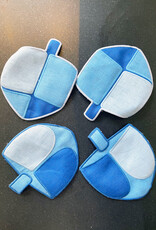 Piecework Puzzles Piecework Puzzles Dreidel Cocktail Napkins