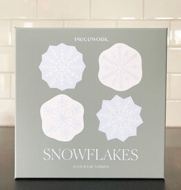 Piecework Puzzles Piecework Puzzles Snowflakes Cocktail Napkins