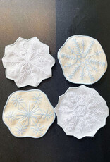 Piecework Puzzles Piecework Puzzles Snowflakes Cocktail Napkins