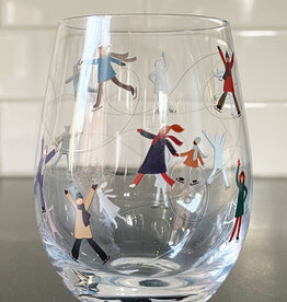 Abbott Abbott Skaters Stemless Wine Glass