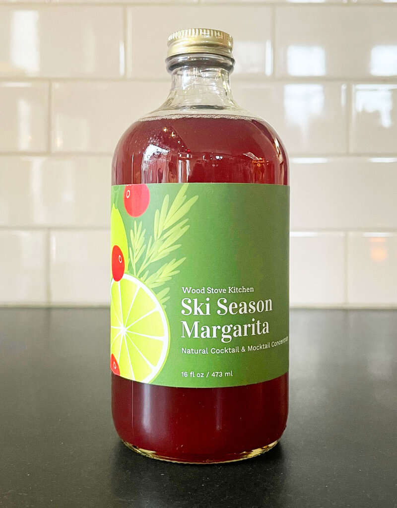 Wood Stove Kitchen Ski Season Margarita