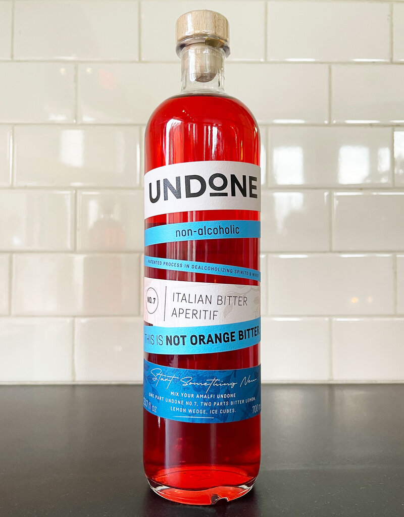 Banville Wine Merchants Undone NO. 7 Italian Bitter Aperitif – Not Orange Bitter