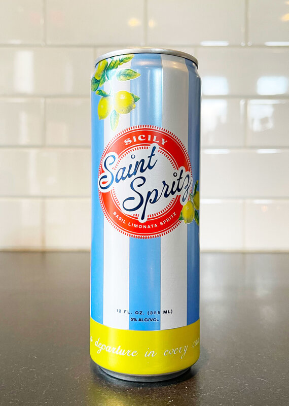 RNDC Saint Spritz Sicily Lemon Basil Spritz Can