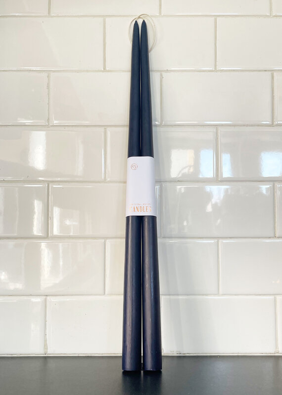 The Floral Society The Floral Society Taper Candle - Midnight