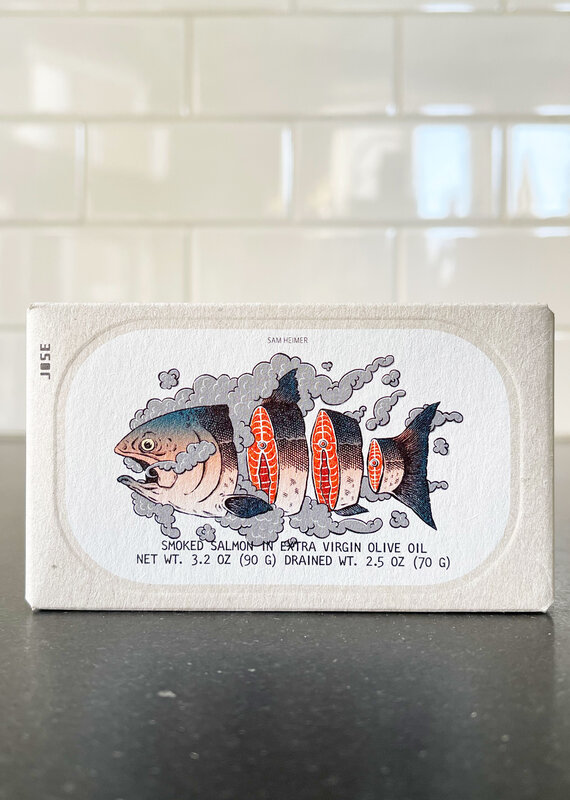 Jose Gourmet Smoked Salmon in Extra Virgin Olive Oil