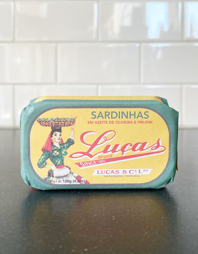Portugalia Imports Luças Sardines Olive Oil and Piri Piri
