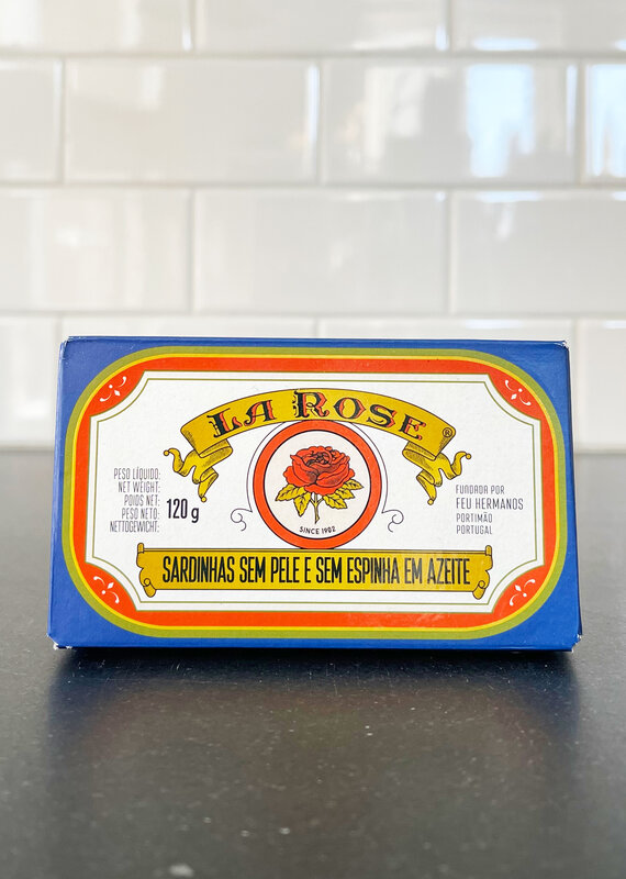 Portugalia Imports La Rose Skinless Boneless Sardines in Olive Oil