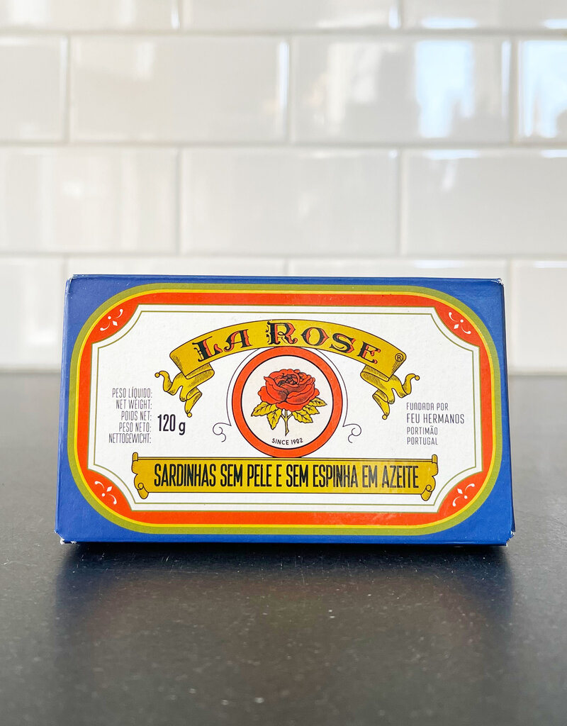 Portugalia Imports La Rose Skinless Boneless Sardines in Olive Oil