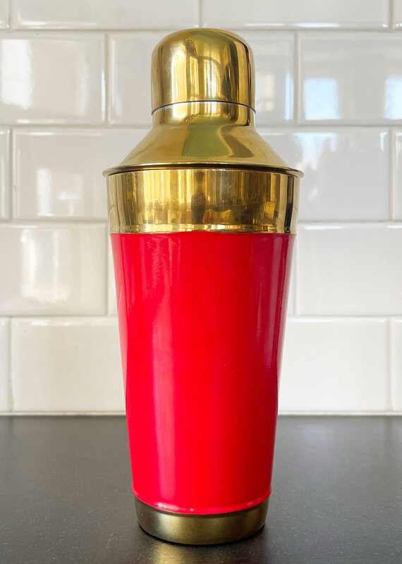 Red Cocktail Shaker