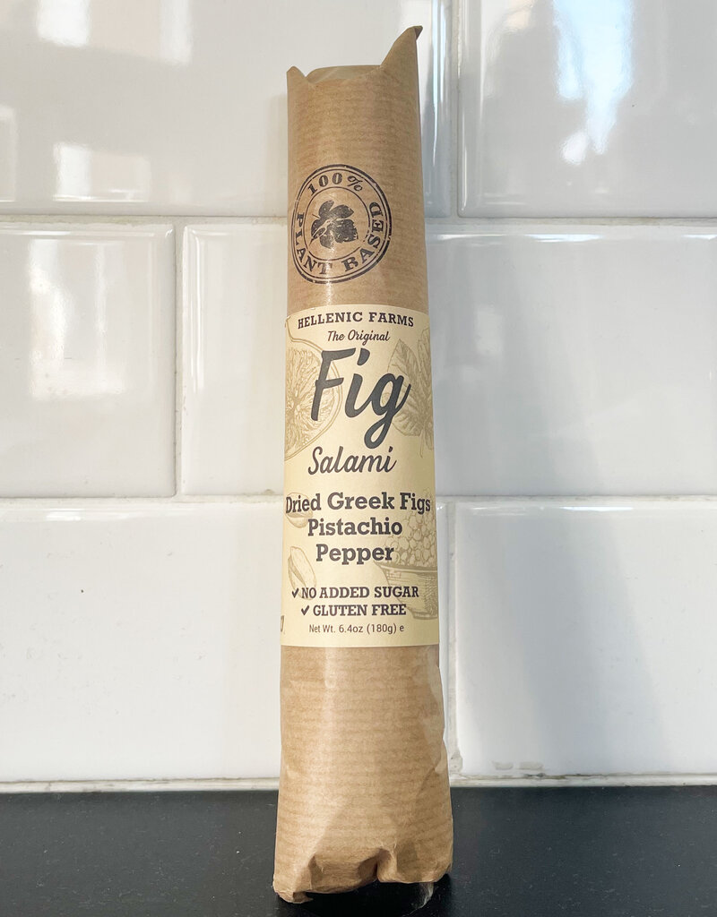 Hellenic Farms Vegan Fig Salami - Pistachio & Pepper